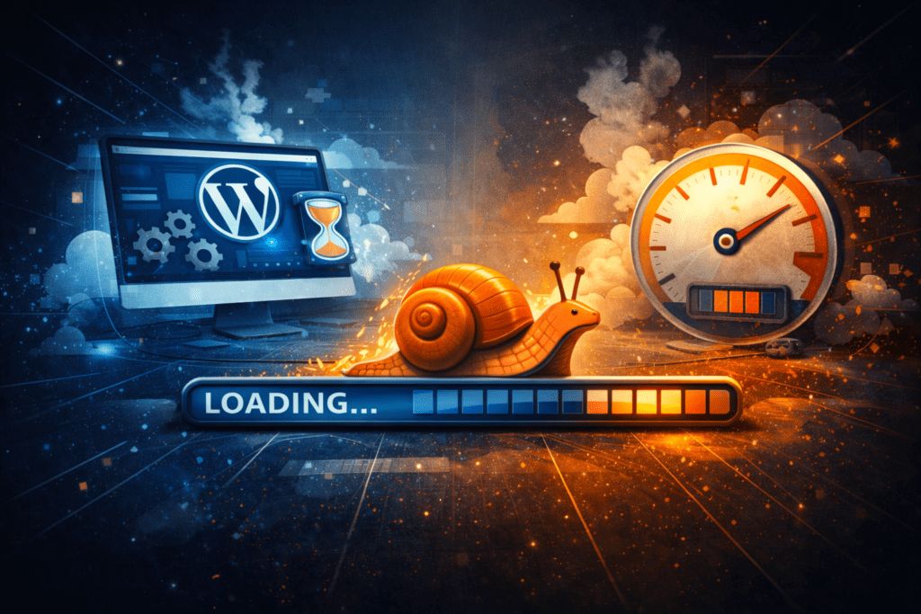 Kodėl WordPress svetainė kraunasi lėtai